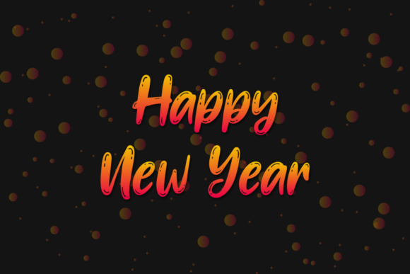 Elevating Celebrations with New Year Calligraphy Lettering Design