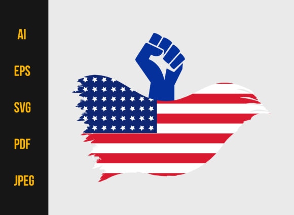 Elevating Patriotism: The Enduring Appeal of Grunge American Flag Illustration