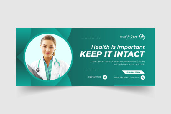 Elevating Your Healthcare Brand with a Professional Medical Care Web Banner and FB Cover