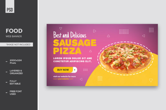 Food Web Bannerw: A Versatile Template for Modern Design
