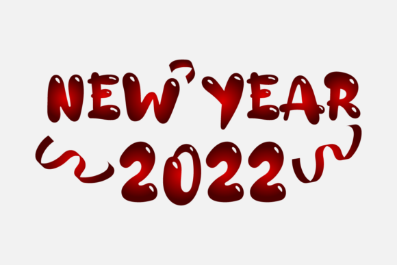 Mastering New Year 2022 Vector Typography Design