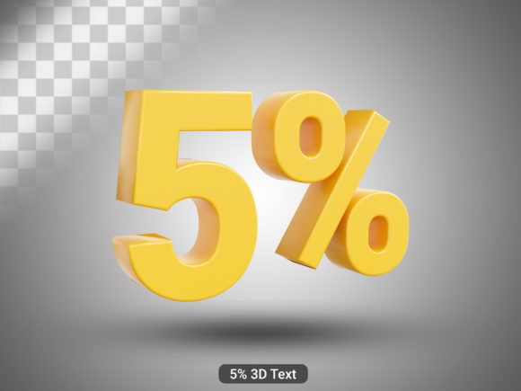 Mastering the Art of 5 Percent 3D Rendered 3D Text for Professional Design