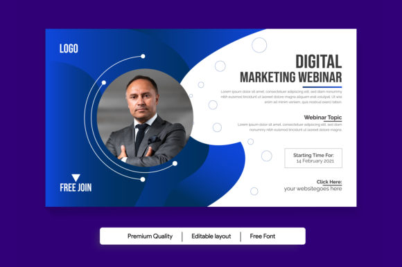 Mastering Virtual Events with a Professional Digital Webinar Design Template