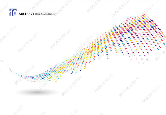 Mastering Visual Depth: A Guide to Abstract Elements Halftone Distort Wave Designs