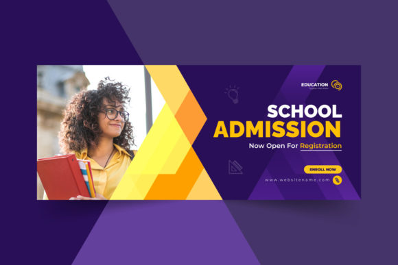 Maximizing Enrollment with Strategic School Admission Web Banner Design