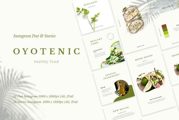 Oyotenic Instagram Stories: Modern Design Templates