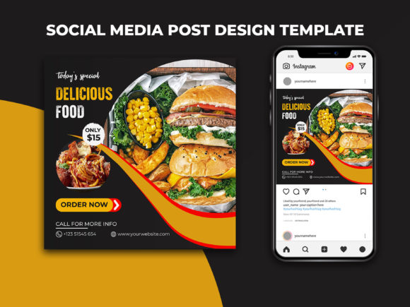 Special Food Social Media Post: A Menu Design Guide