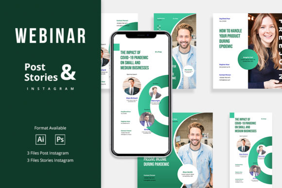 Strategic Visual Planning with Instagram Post Stories - Webinar Templates