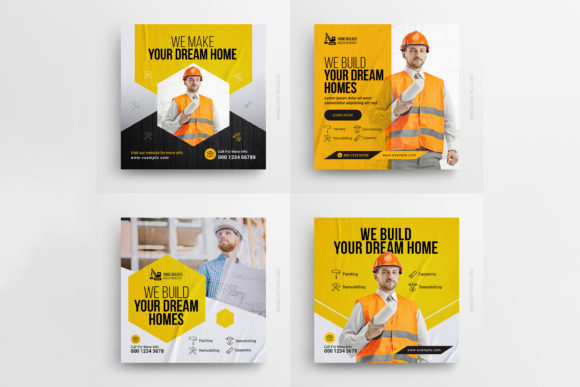 Strategic Visual Positioning with a Construction Renovation Post Banner