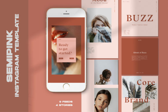 Streamlining Visual Content Creation with Semipink Instagram Templates